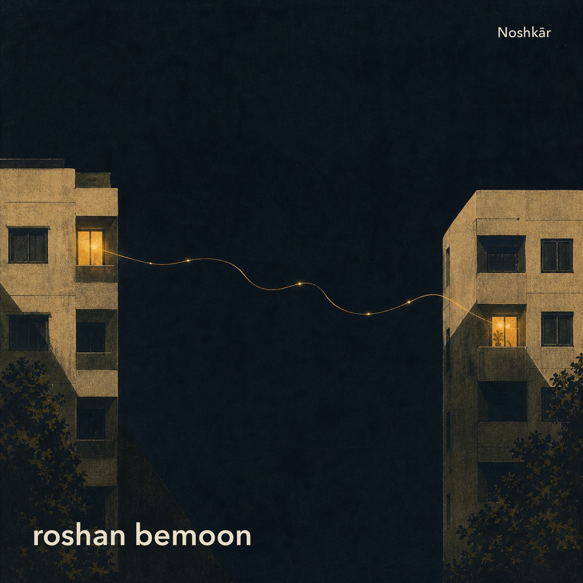 Cover art for Roshan Bemoon by Noshkār
